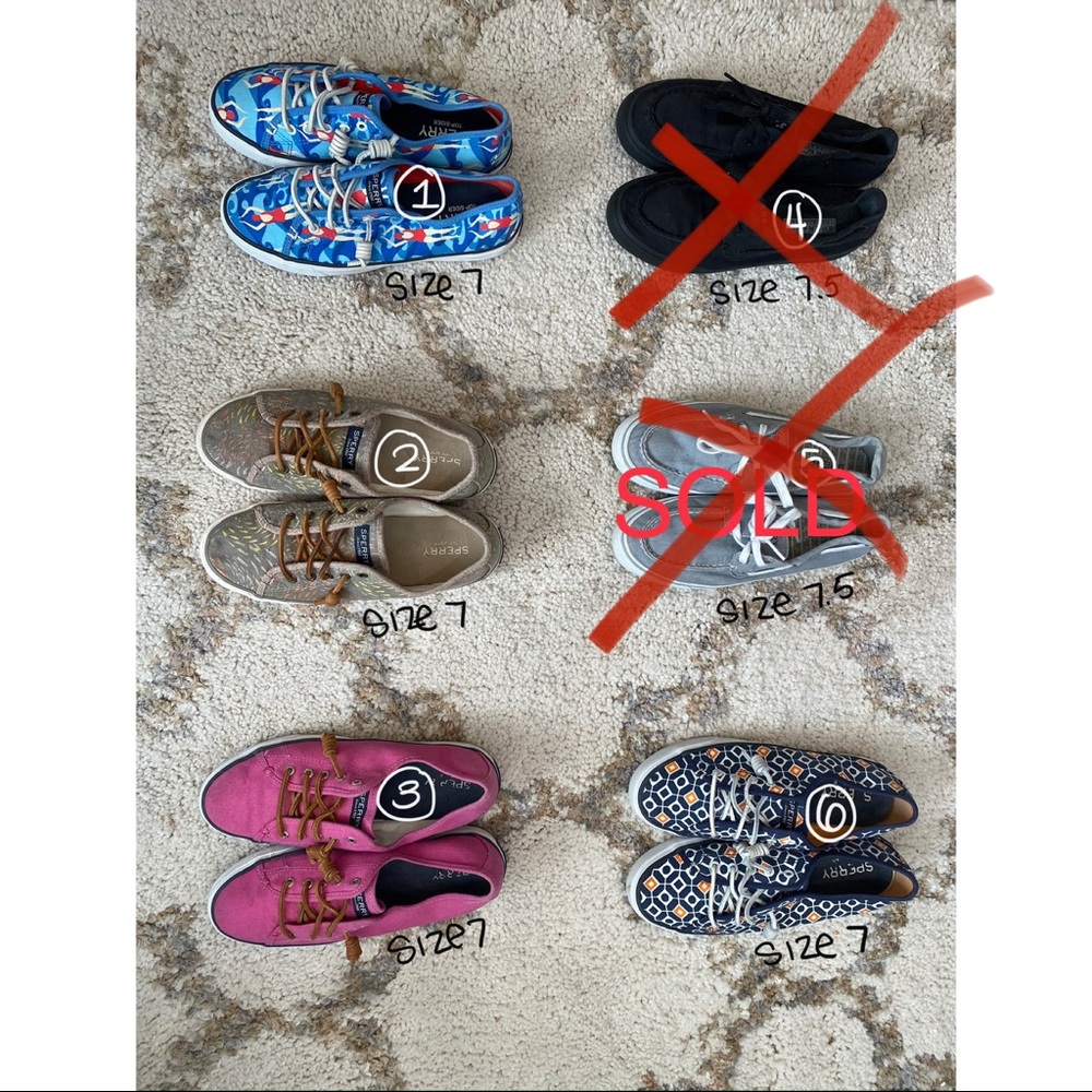 Sperry’s sizes 7 & 7.5